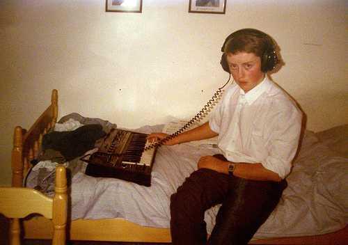At the start of an amazing music career