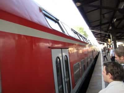 Commuting on the double decker, German style