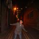 me in some back street in shoreditch
